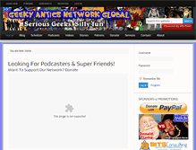 Tablet Screenshot of geekyantics.net